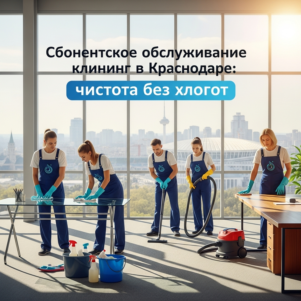 Абонентское обслуживание клининг в Краснодаре: Чистота Без Хлопот